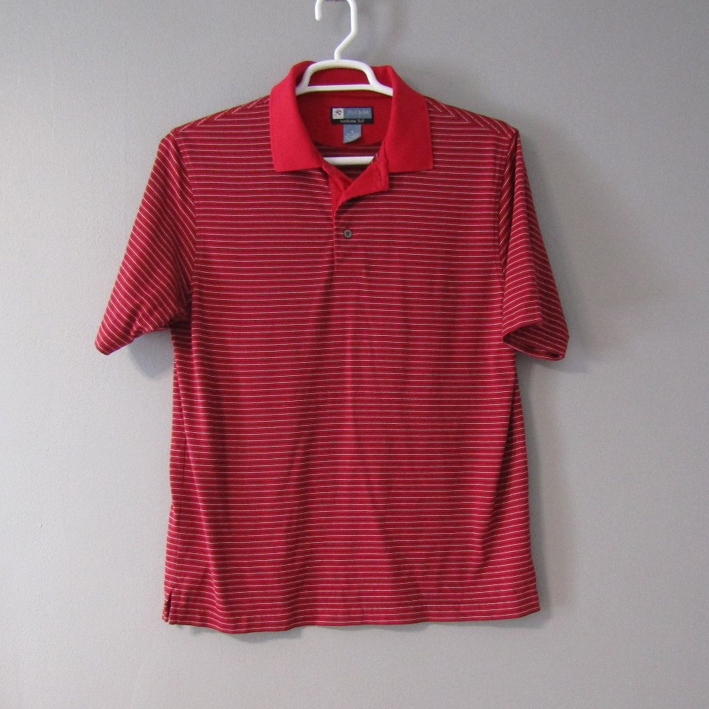 Jos A Bank Leadbetter Golf Red Polo Shirt